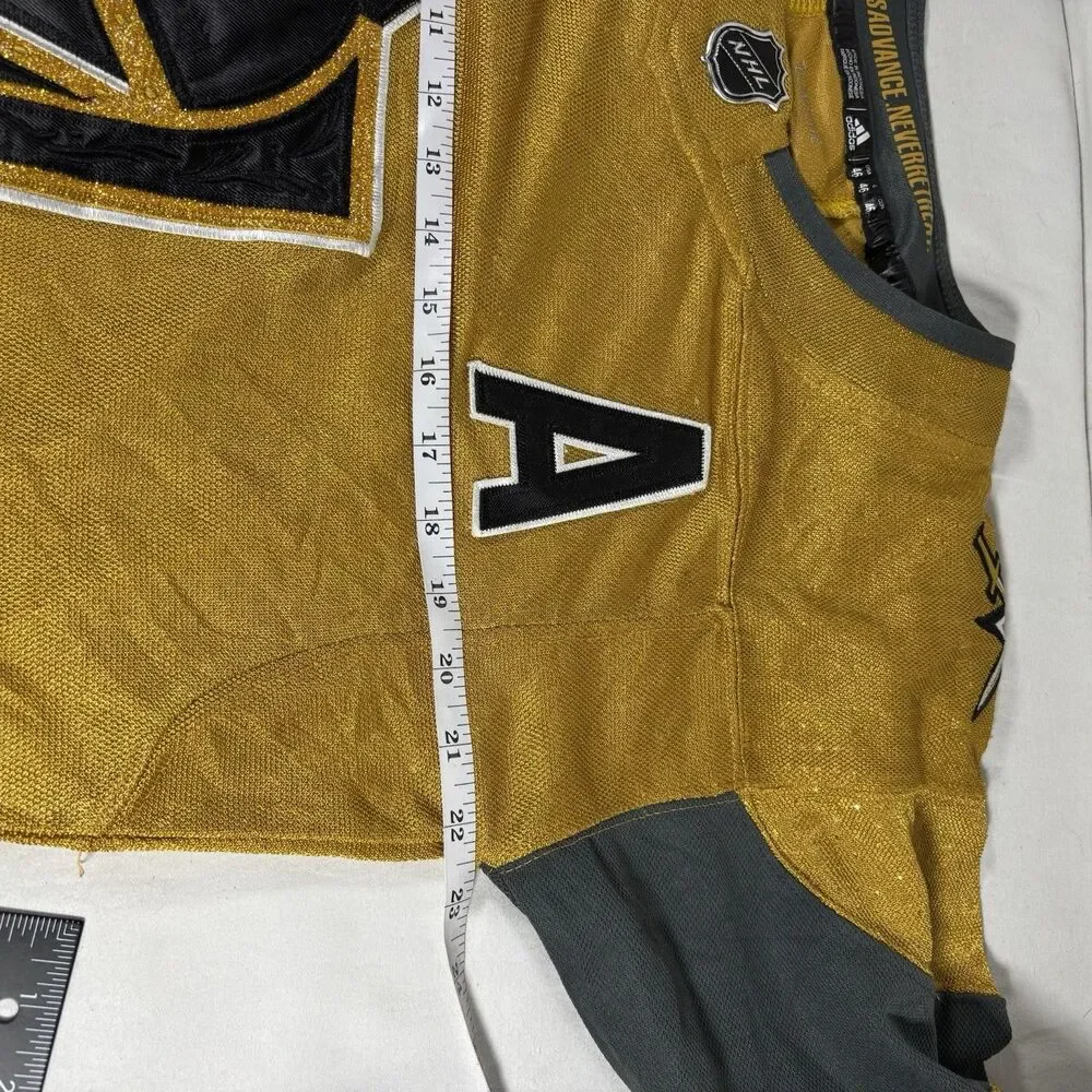 Adidas Vegas Golden Knights Mark Stone #61 Jersey Size 46 Gold NHL